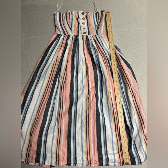 Free People Lilah Pleated Tube Dress in Multi Stripe. Size XS Free People - Picture 8 of 11